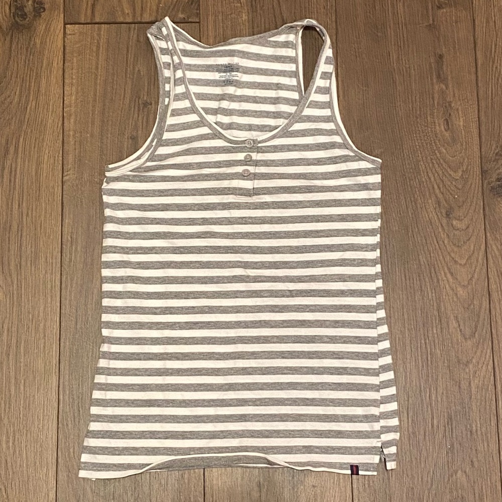 Tommy Hilfiger grey/white striped tank